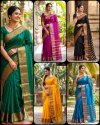 Ambrapali By Aab Mercerised Silk Border Saree